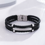 Load image into Gallery viewer, Urban Edge Men&#39;s Silver Bracelet
