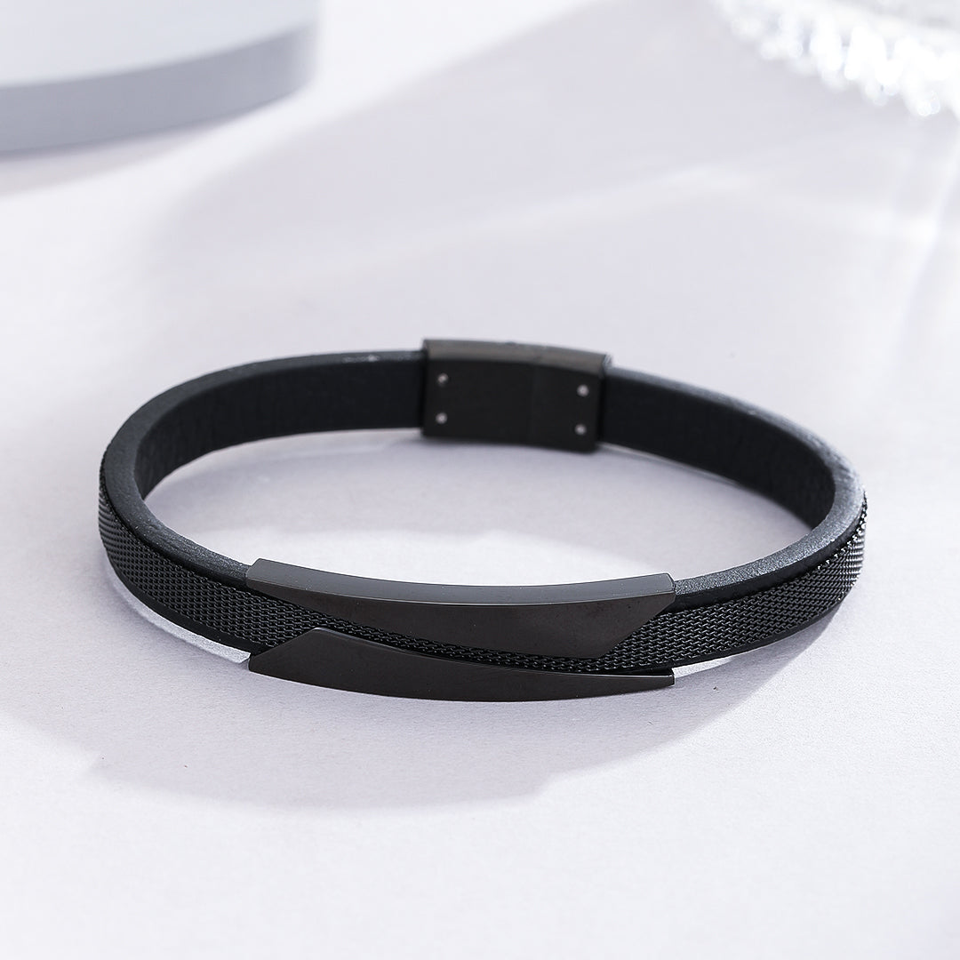 Urban Contrast Black Bracelet