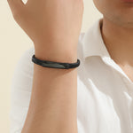 Load image into Gallery viewer, Stylish Black Accent Leather Band
