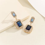 Load image into Gallery viewer, Glamorous Sapphire Serenade Earrings - Reet Pehal
