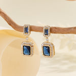 Load image into Gallery viewer, Glamorous Sapphire Serenade Earrings - Reet Pehal
