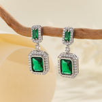 Load image into Gallery viewer, Glamorous Verde Serenade Earrings - Reet Pehal
