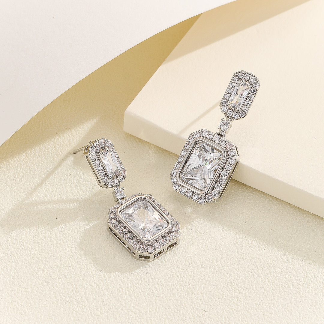 Glamorous Diamond Serenade Earrings - Reet Pehal