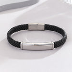 Load image into Gallery viewer, Stylish Silver Accent Leather Band
