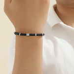 Load image into Gallery viewer, Versatile Leather Metal Bracelet
