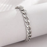 Load image into Gallery viewer, Lustrous Silver Chain Elegance Bracelet
