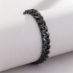 Load image into Gallery viewer, Lustrous Black Chain Elegance Bracelet
