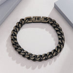 Load image into Gallery viewer, Lustrous Black Chain Elegance Bracelet
