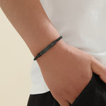 Load image into Gallery viewer, Sleek Noir Beaded Bracelet
