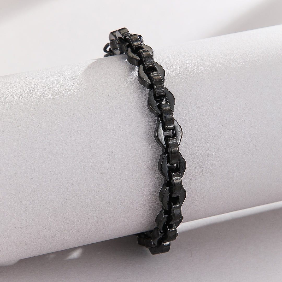 Premium Dark Link Statement Bracelet