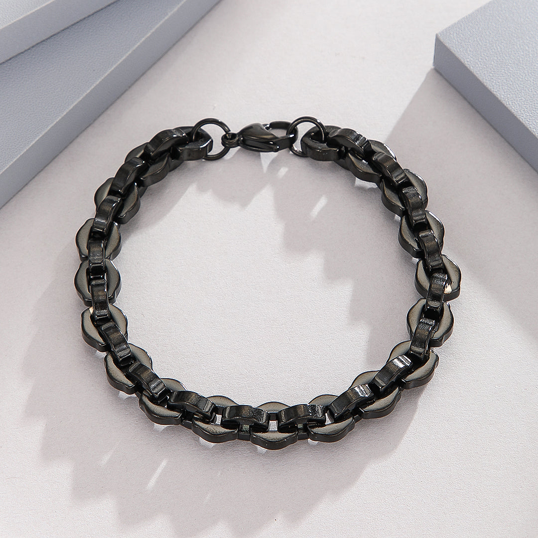 Premium Dark Link Statement Bracelet