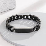 Load image into Gallery viewer, Stately Black Chain Bracelet
