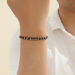 Load image into Gallery viewer, Luxe Gold Mesh Accent Bracelet
