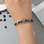 Load image into Gallery viewer, Sophisticated Edge Beaded Bracelet
