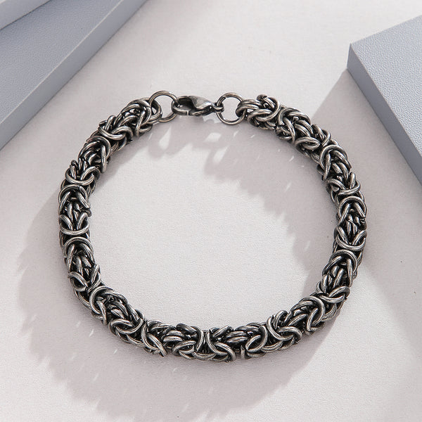 Gothic Byzantine Link Bracelet