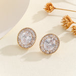 Load image into Gallery viewer, Gleam Gala Gem Gold Earrings - Reet Pehal
