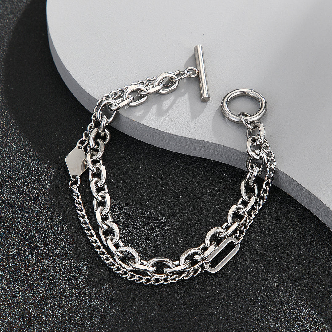 Sterling Silver Fortress Bracelet