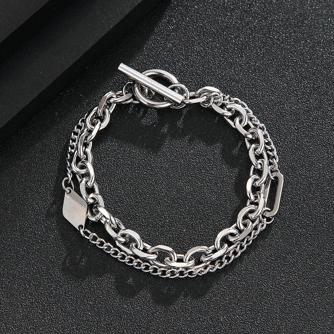 Sterling Silver Fortress Bracelet