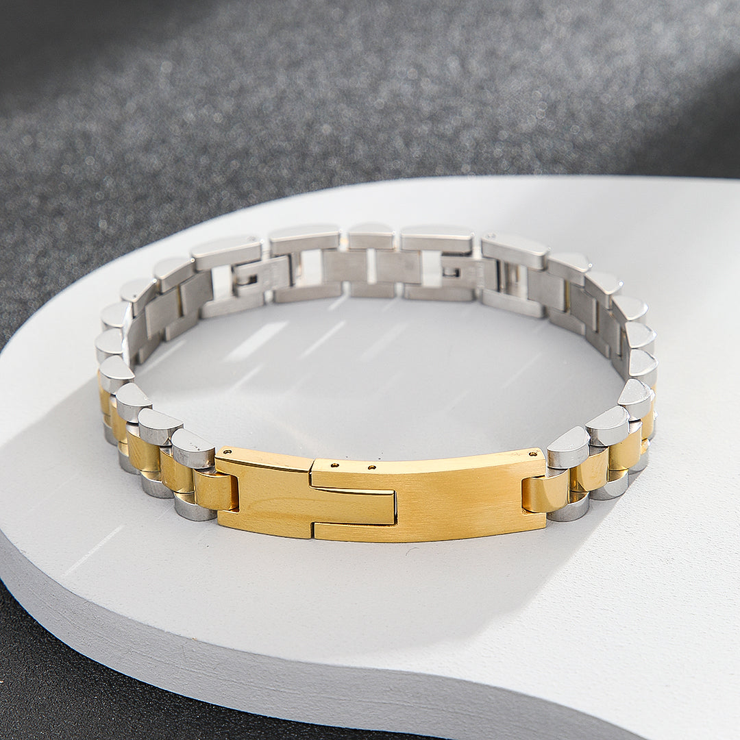 Sassy Gold-Silver Minimalist Band