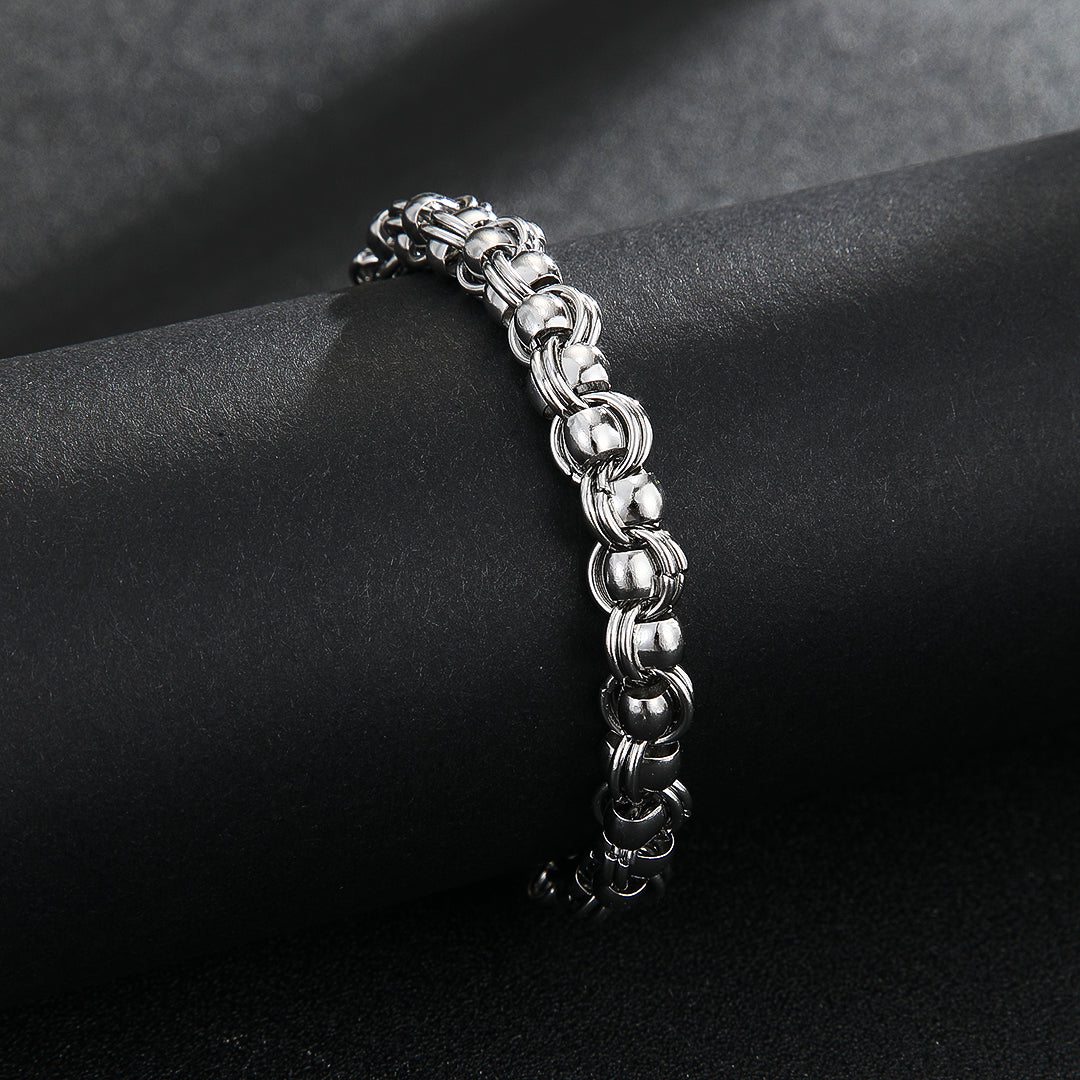 Robust Silver Chic Bracelet