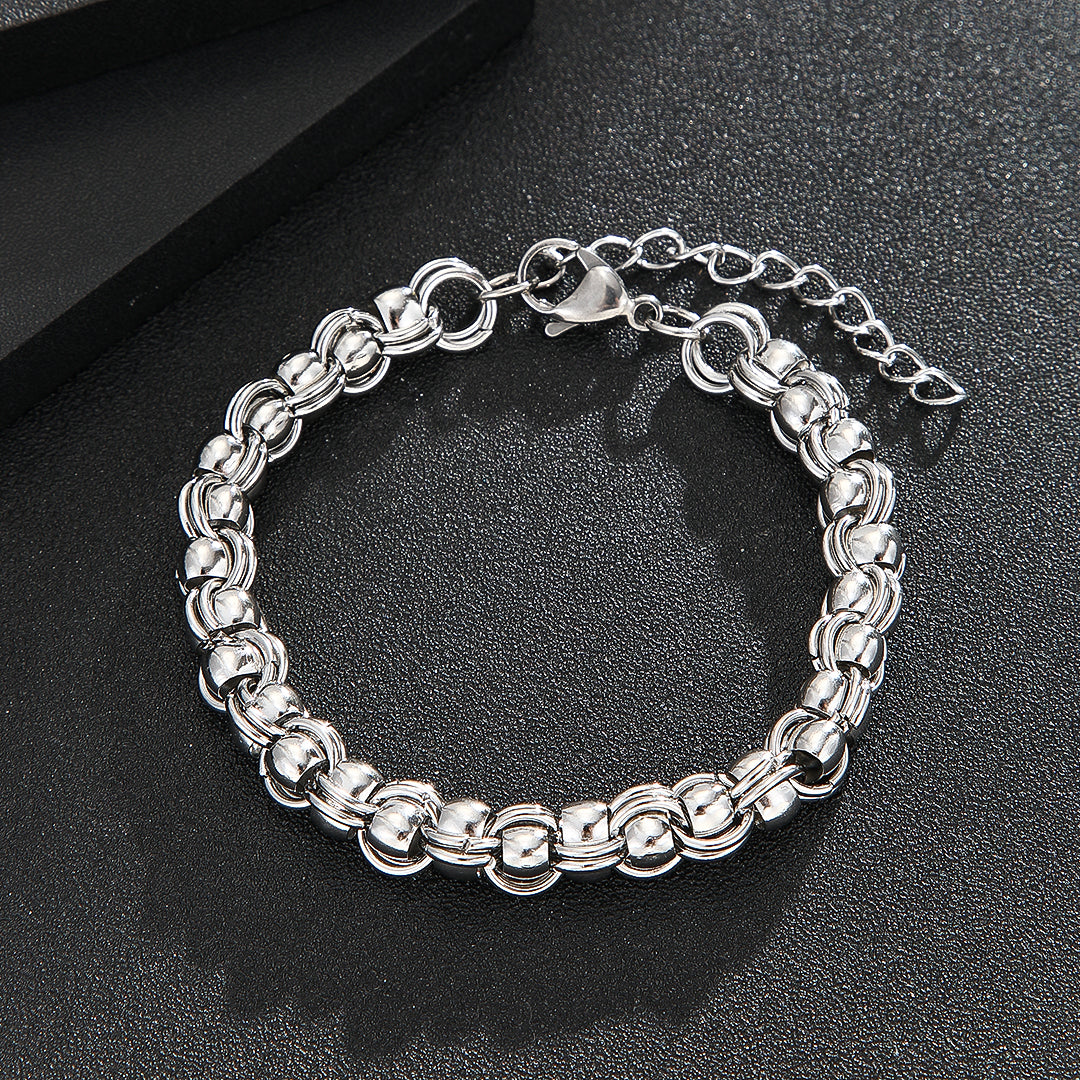 Robust Silver Chic Bracelet