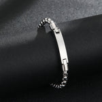 Load image into Gallery viewer, Sleek Silver Beaded Bracelet
