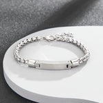 Load image into Gallery viewer, Sleek Silver Beaded Bracelet
