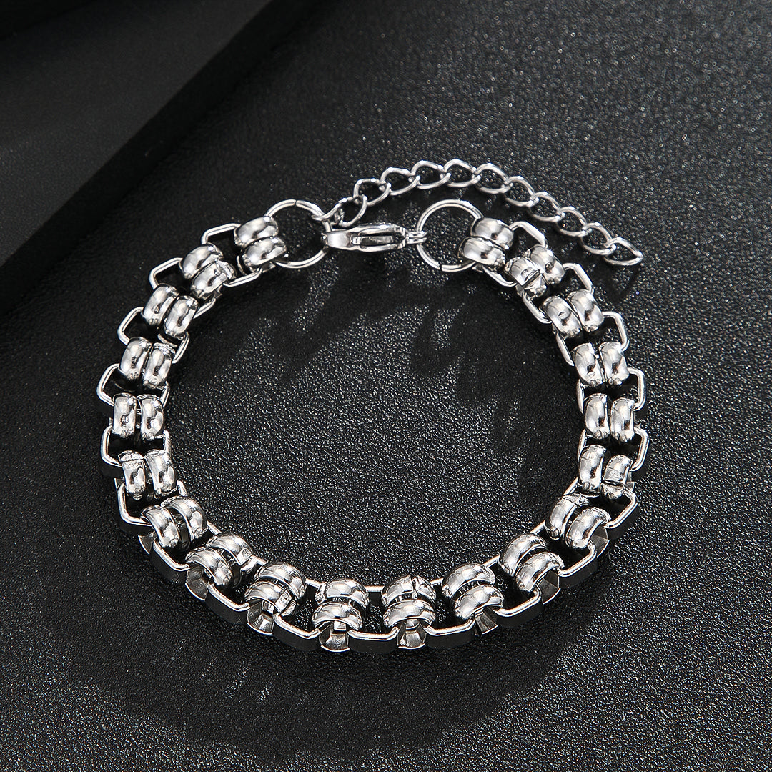 Versatile Silver Chain Bracelet