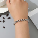 Load image into Gallery viewer, Versatile Silver Chain Bracelet
