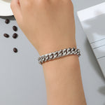 Load image into Gallery viewer, Cuban Classic Silver Bracelet
