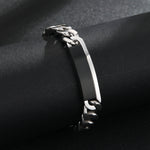 Load image into Gallery viewer, Stately Silver Chain Bracelet
