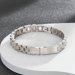 Load image into Gallery viewer, Sleek Silver Loop Bracelet
