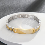 Load image into Gallery viewer, Intricate Silver-Gold Harmony Bracelet
