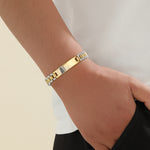 Load image into Gallery viewer, Intricate Silver-Gold Harmony Bracelet
