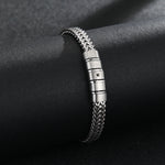 Load image into Gallery viewer, Screw-Head Accent Silver Bracelet
