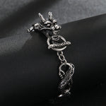 Load image into Gallery viewer, Mythic Silver Dragon&#39;s Embrace Bracelet
