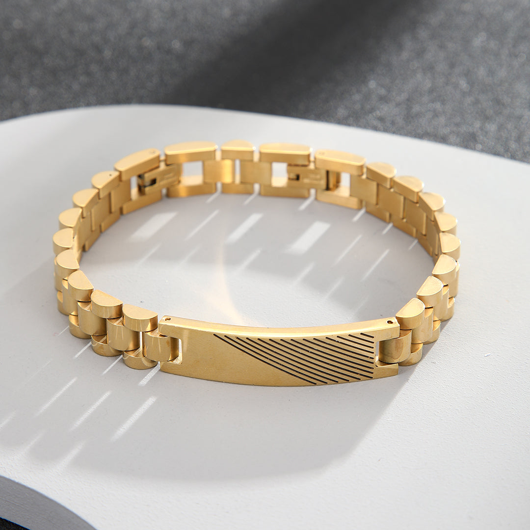 Intricate Gold Harmony Bracelet