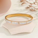 Load image into Gallery viewer, Luminous Gold Pear-Shaped Bangle - Reet Pehal
