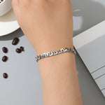 Load image into Gallery viewer, Luminous Silver Ripple Chain Bracelet
