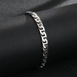 Load image into Gallery viewer, Luminous Silver Ripple Chain Bracelet
