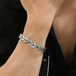 Load image into Gallery viewer, Lush Silver Leafy Dream Cuff
