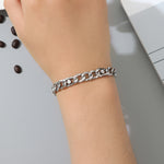 Load image into Gallery viewer, Trendy Silver Crystal Charm Bracelet
