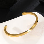 Load image into Gallery viewer, Sophisticated Shine Gold Cuff
