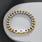 Load image into Gallery viewer, Exotic Gold &amp; Silver Link Bracelet
