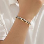 Load image into Gallery viewer, Exotic Gold &amp; Silver Link Bracelet
