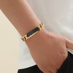 Load image into Gallery viewer, Stately Gold Chain Bracelet
