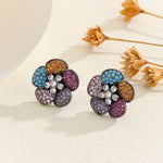 Load image into Gallery viewer, Radiant Blossom Fiesta multicolor Earrings - Reet Pehal
