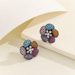 Load image into Gallery viewer, Radiant Blossom Fiesta multicolor Earrings - Reet Pehal
