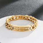 Load image into Gallery viewer, Arrowhead Gold Chunky Chain Bracelet
