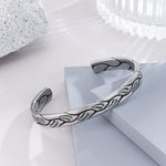 Load image into Gallery viewer, Botanical Grace Silver Bracelet
